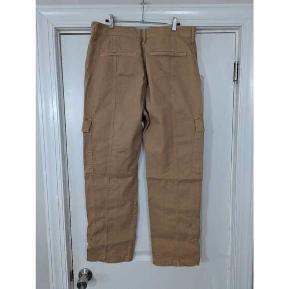 Madewell 90s Straight Cargo Pants women's size 32 tan khaki preppy‎ baggy - Picture 5 of 8